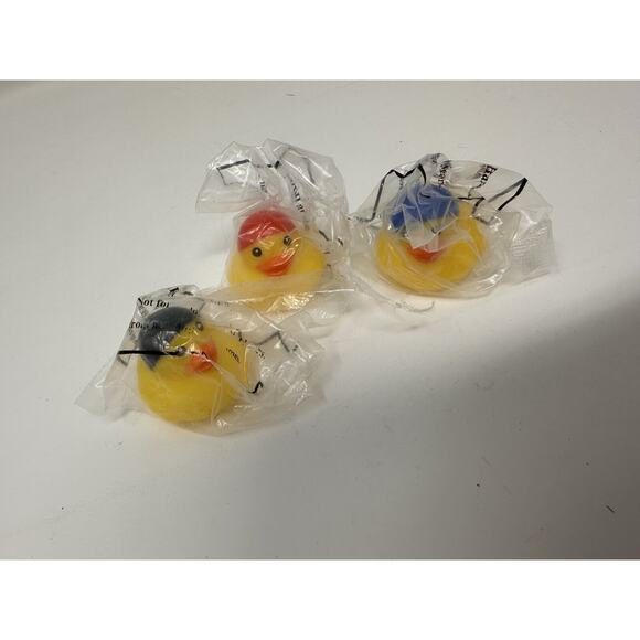 Dutch Bros Rubber Ducks Blue Black Red Coffee SEPTEMBER 2024 Jeep Complete Set 3 - Picture 2 of 2